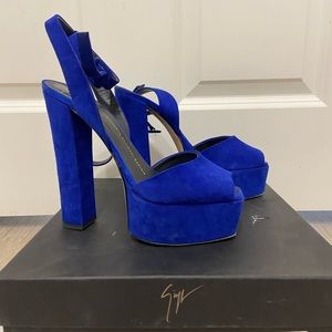 Giuseppe Zanotti Royal Blue Platform